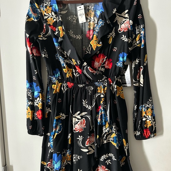 NWT Express Floral Dress - Picture 1 of 6